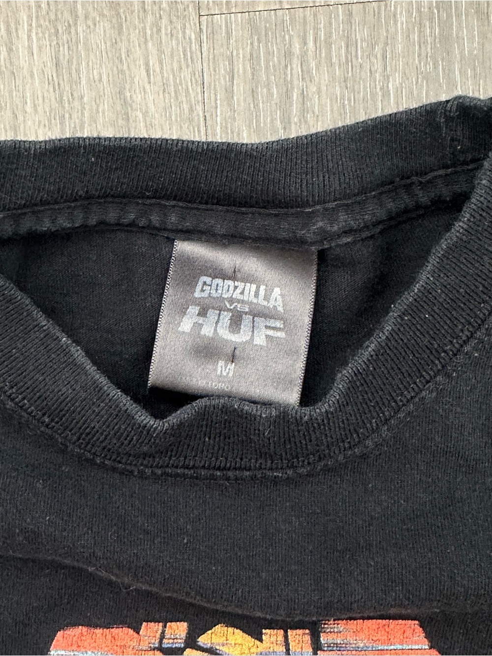 Godzilla x HUF Longsleeve Crewneck - Picture 4 of 5